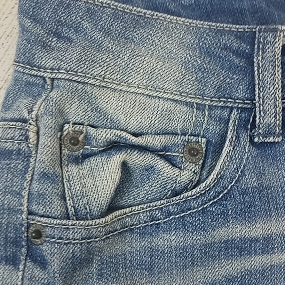 Mossimo High Rise Lace Jean Shorts - Picture 3 of 8